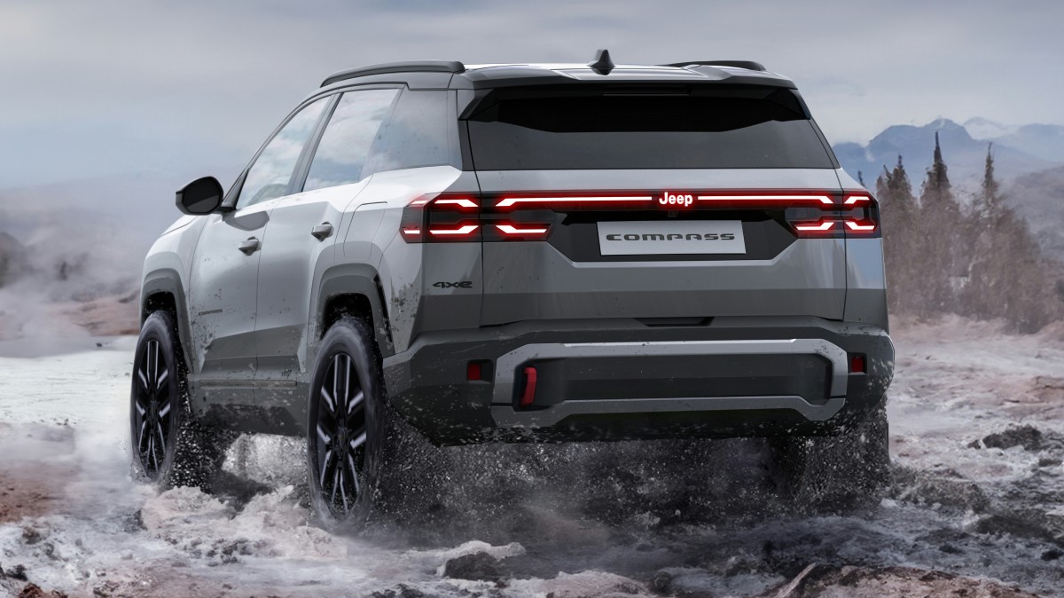 Jeep Compass gets a gritty makeover inside for its electric and hybrid future