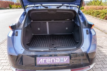 Trunk space is decent in the Lynk & Co 02.