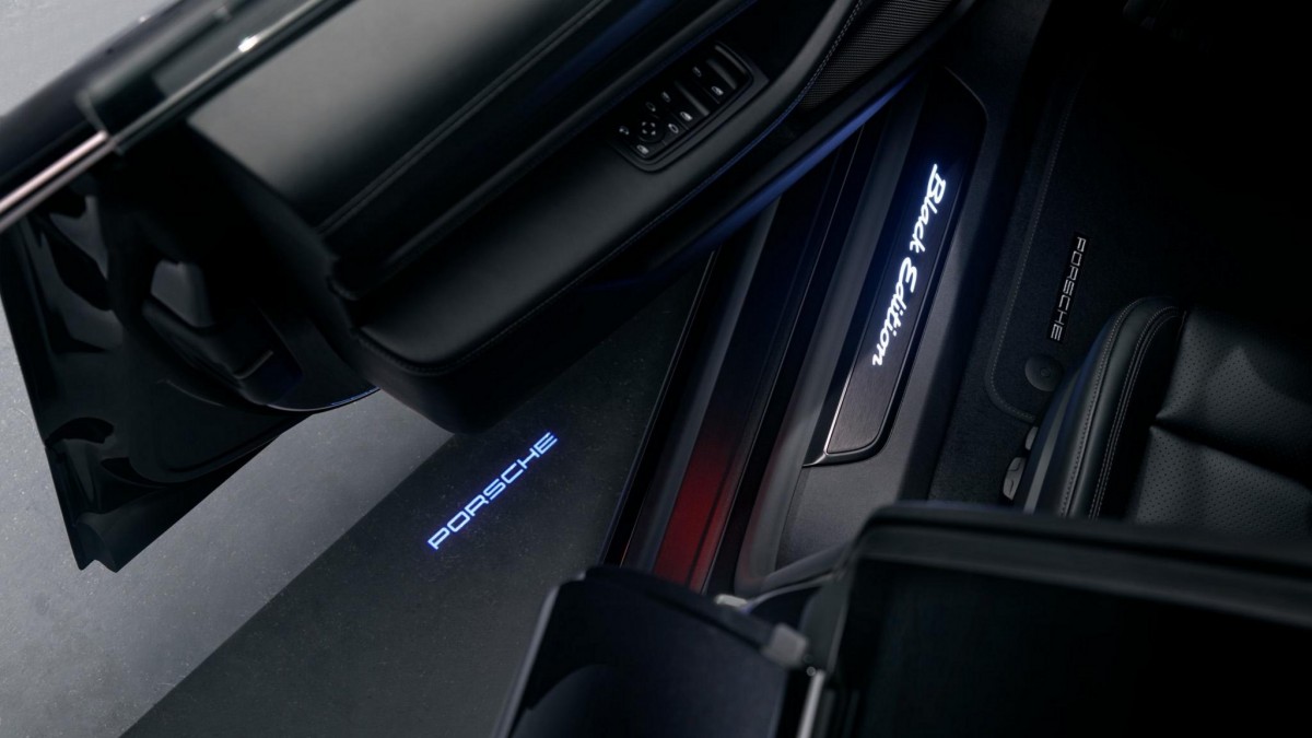 Porsche answers Taycan's falling sales with a splash of black