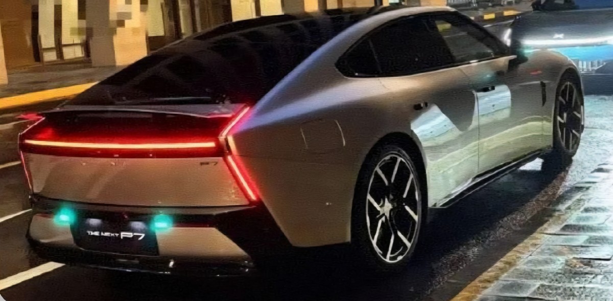 XPeng's futuristic P7 spotted on the street in China