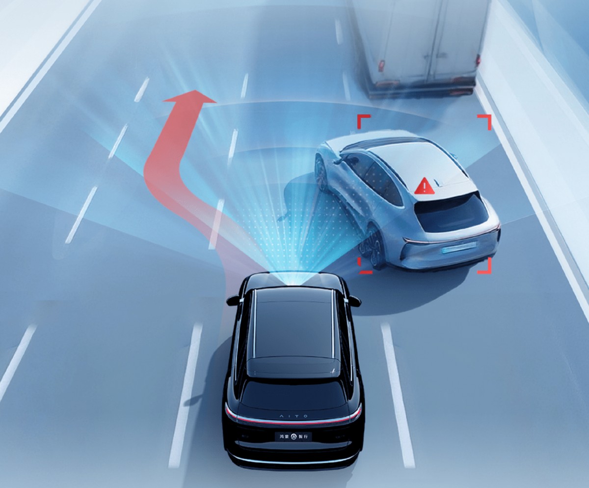 New AITO M7 moves LiDAR inside the cabin