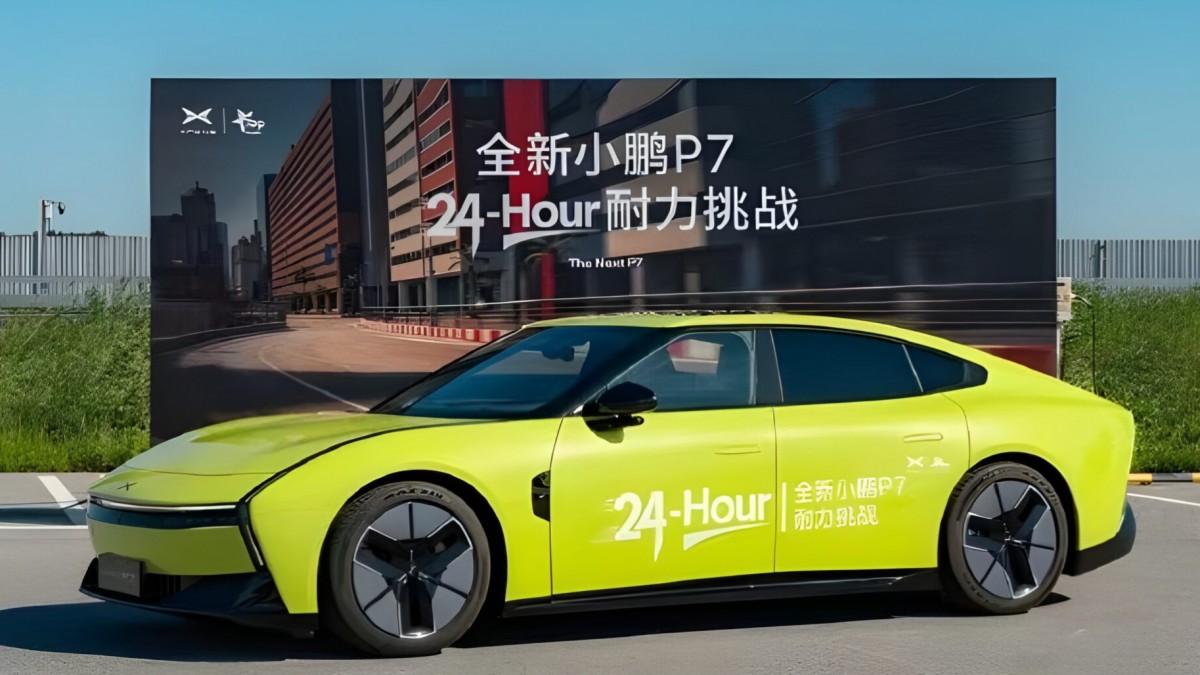 XPeng P7 snatches 24-hour endurance record from Xiaomi