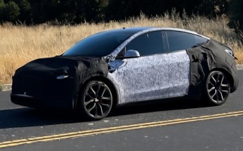 Tesla's refreshed Model Y Performance finally breaks cover in California