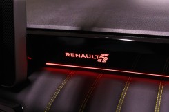 The passenger-side dashboard lights up to complement the design.