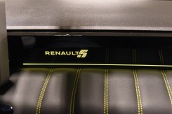 The passenger-side dashboard lights up to complement the design.