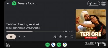 Spotify on Android Auto