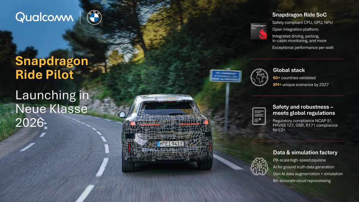 The new BMW iX3 gets L2+ autonomous driving powered by Qualcomm