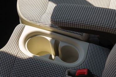 There is no real center console up front.