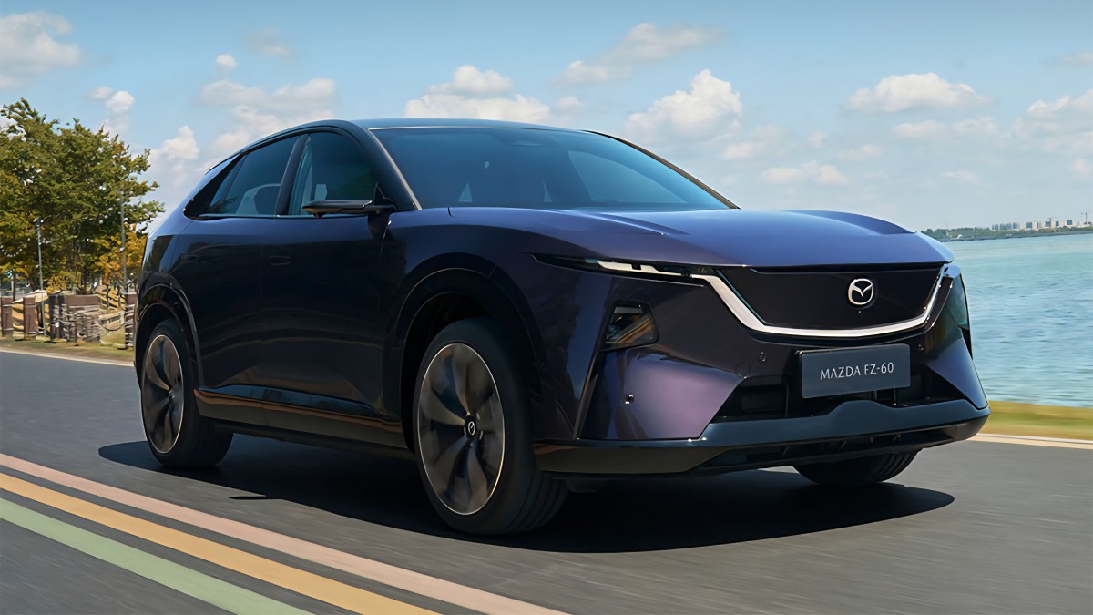 Mazda debuts EZ-60 electric SUV with two powertrains