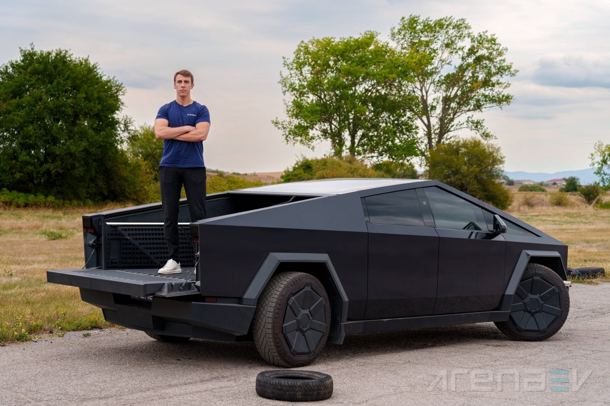 European Tesla Cybertruck Cyberbeast range test