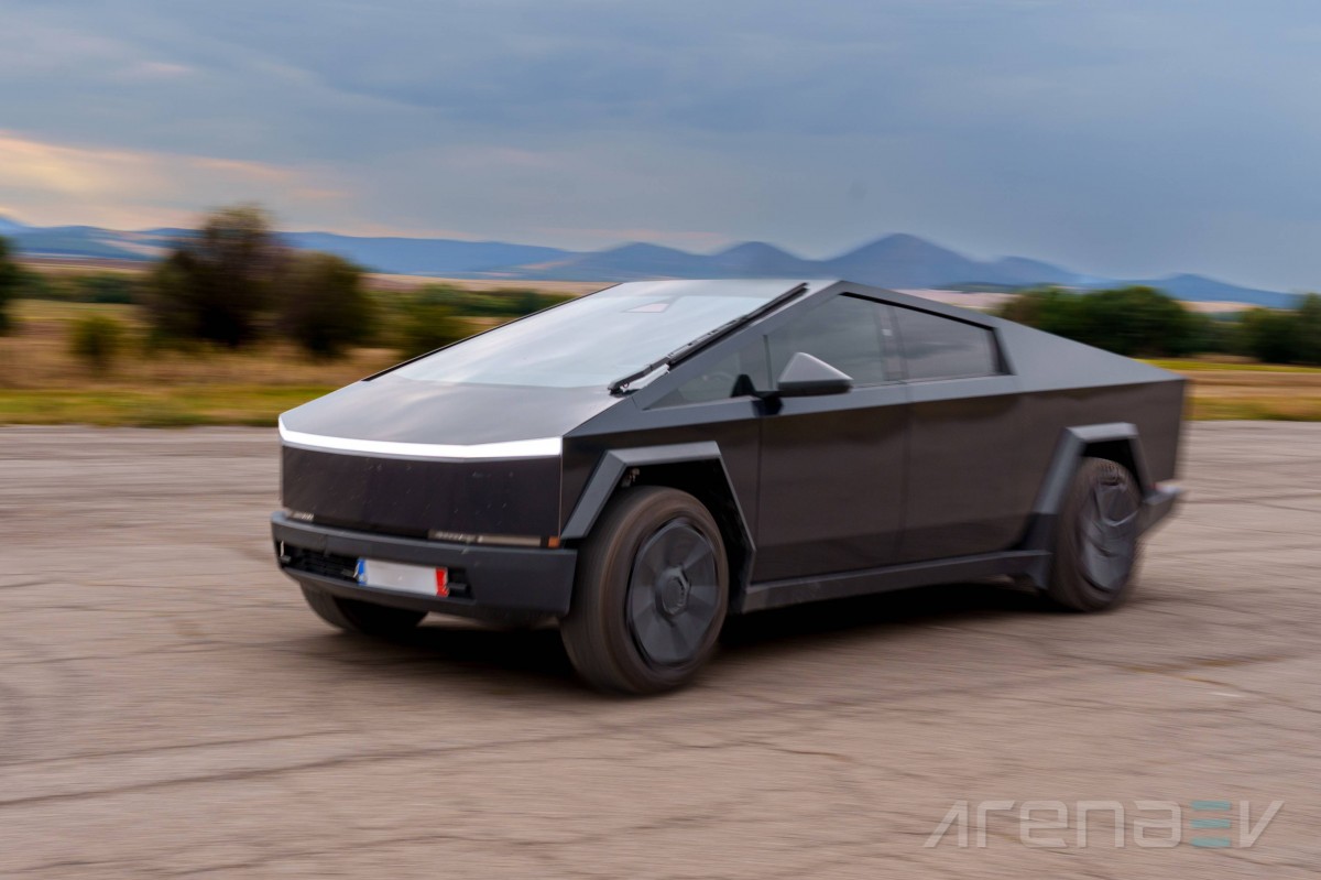 European Tesla Cybertruck Cyberbeast range test