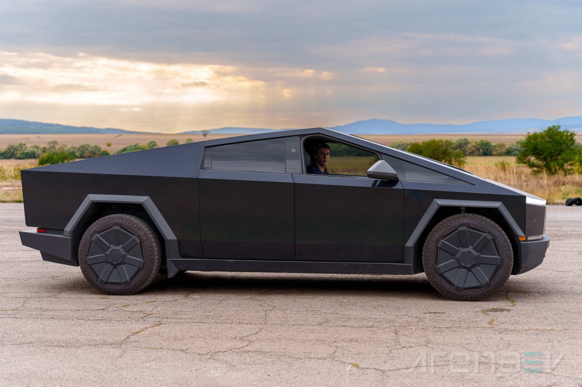 European Tesla Cybertruck Cyberbeast range test