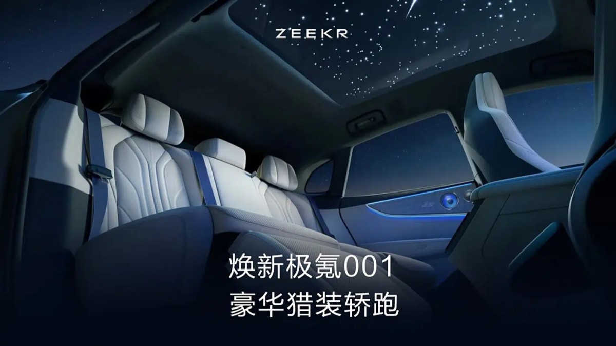 Zeekr 001 returns with 912 HP, 7-minute charging, and a ceiling full of stars