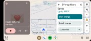 EV charging speed customization in Google Maps on Android Auto