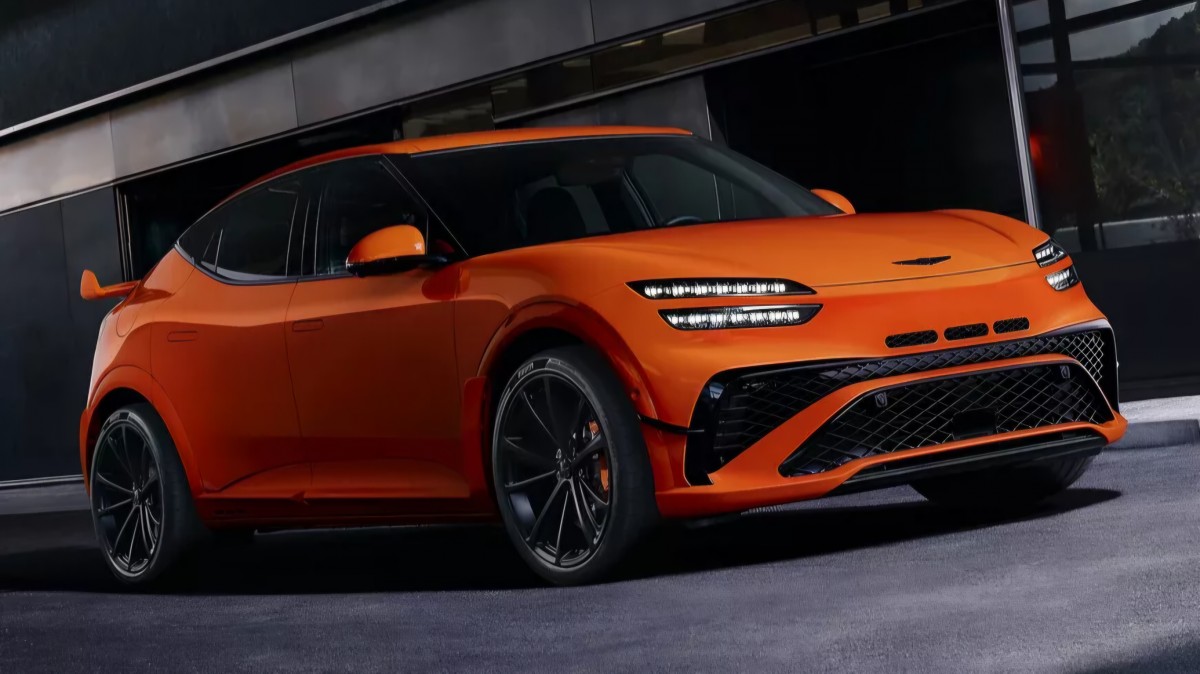 Genesis GV60 Magma - a luxury electric car that knows how to drift