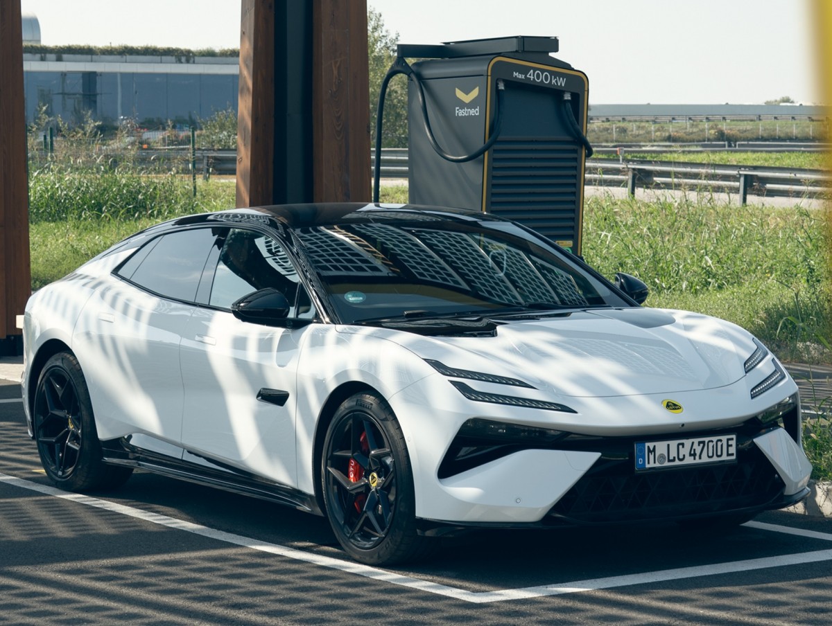 Lotus Emeya sets a new benchmark for electric car charging