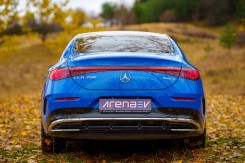 The rear end of the CLA.