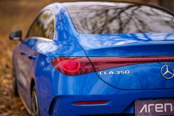 The rear end of the CLA.