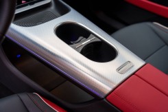 The center console of the CLA.