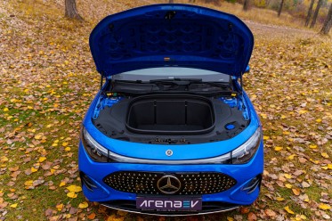 The frunk is the biggest in the segment.