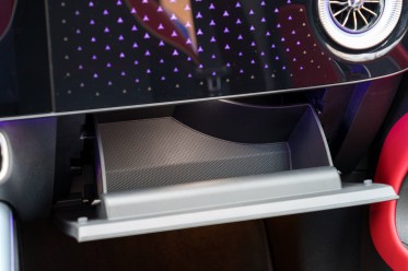 Storage is dispersed throughout the interior.