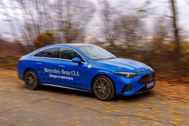 The CLA looks great in motion.