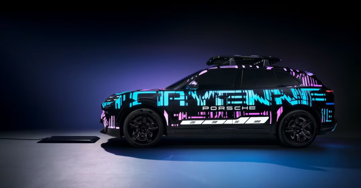 Wireless charging arrives for the Cayenne Electric