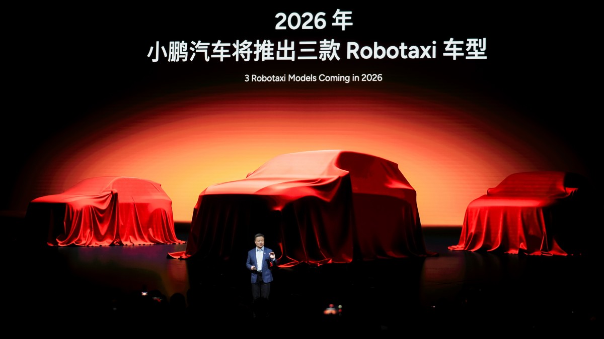 XPeng plans to unleash three different Robotaxi models next year