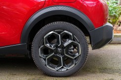 The side has little accents to stand out in traffic.