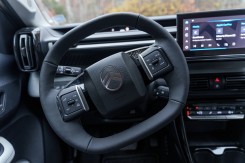 The driver's display could offer more information.