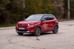 The front of the Citroen e-C3