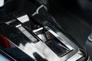 The center console comes with a lot of plastic.