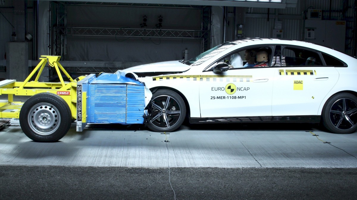 NCAP awards the new electric Mercedes-Benz CLA five stars