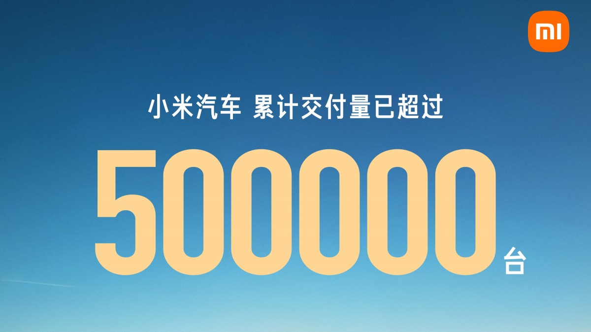 Xiaomi EV hits a half-million deliveries before anyone saw it coming