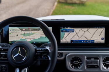 Both displays can show the same information if you wish.