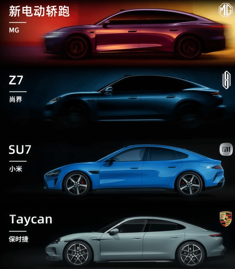 Porsche Taycan - the real ''influencer.'' Via: China EV Home