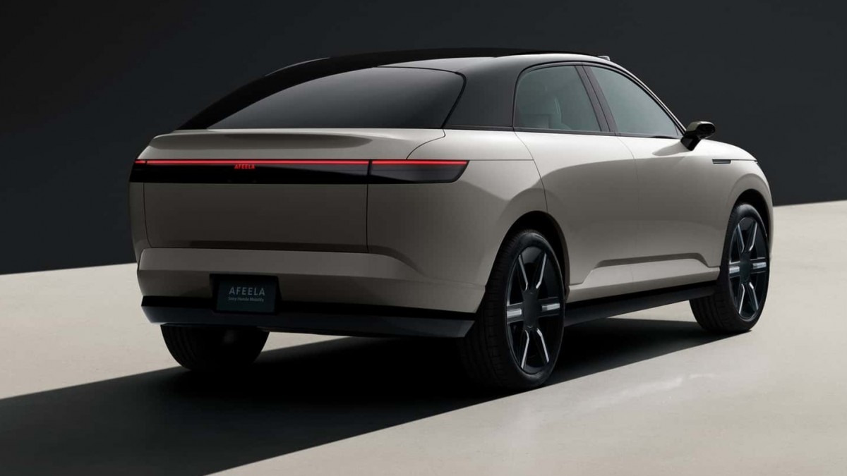 Afeela Prototype SUV profile view in studio