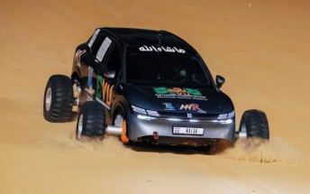 Zeekr 7X makes history on the sand