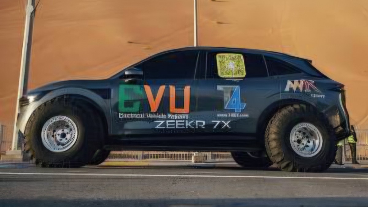 Zeekr 7X makes history on the sand