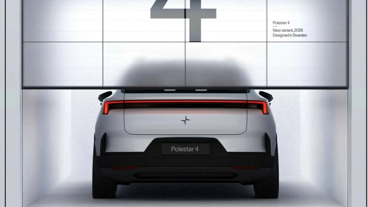 The first official teaser of the Polestar 4 wagon - source: Polestar