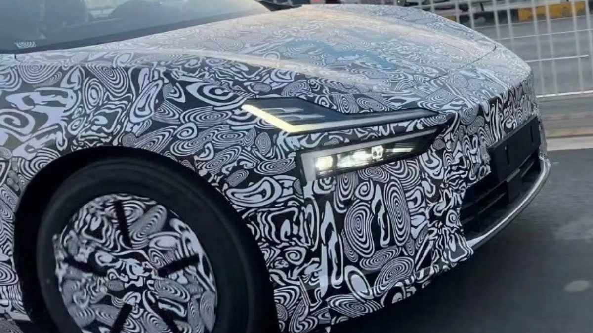 Polestar 4 wagon spotted testing in China - source: CarNewsChina