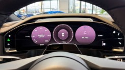 Gauge cluster accents in the Cayenne Electric