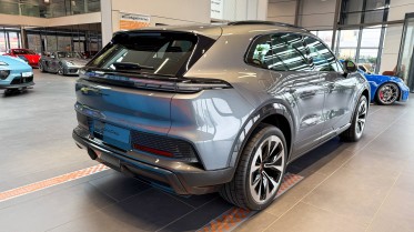 The rear of the Cayenne Electric
