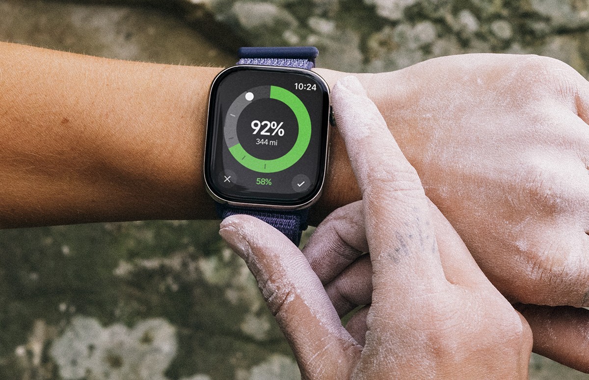 The Rivian Apple Watch app lets you set the charge target remotely