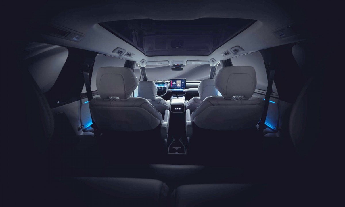 Interior of the new all-electric Highlander - source: Toyota