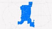Waymo coverage in the four new cities