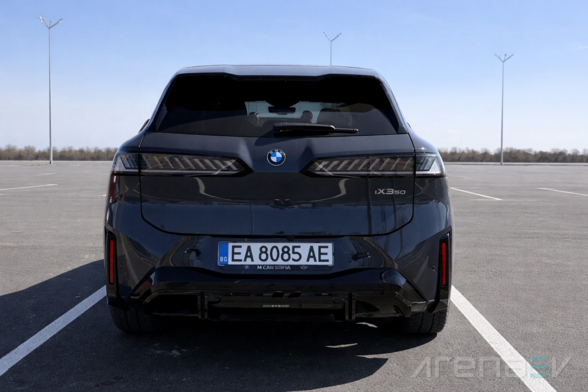 BMW iX3 50 xDrive real life range test: 20-inch rims + winter tires