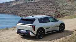 Kia EV4 hatchback GT-line rear end