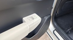 Rear seat ammenities of the Kia EV4