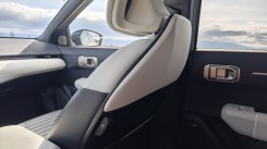 Rear seat ammenities of the Kia EV4